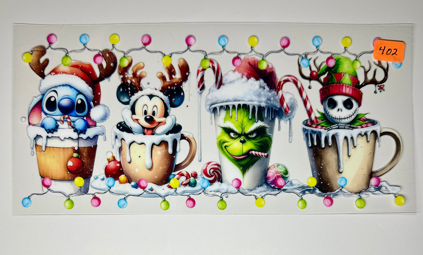 Holiday Christmas - Cup Wraps