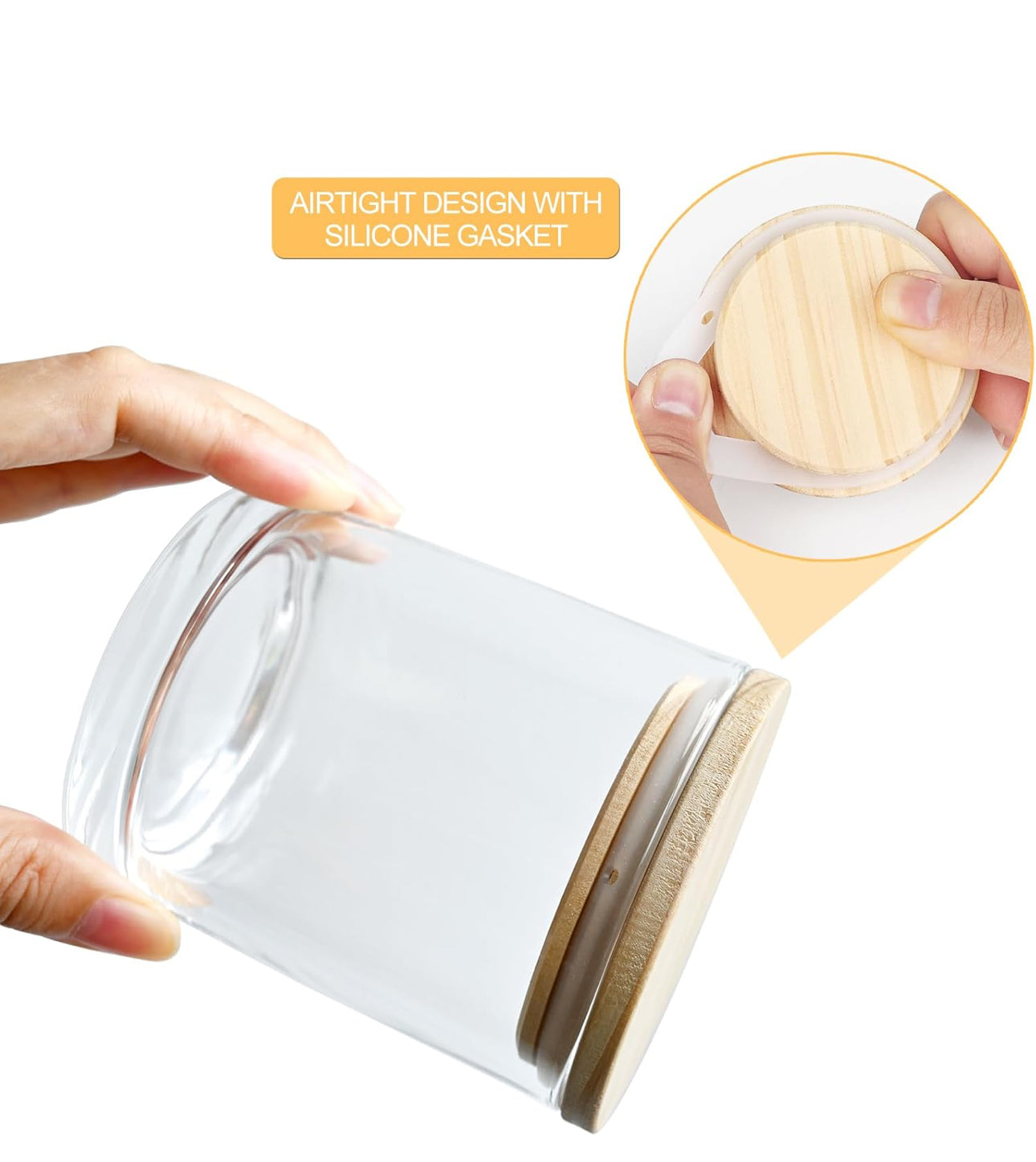 Stash / Display Jar - Highland Cow / Sunflowers