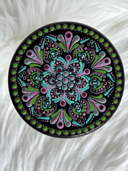 Stash / Display Jar - Skull & Roses