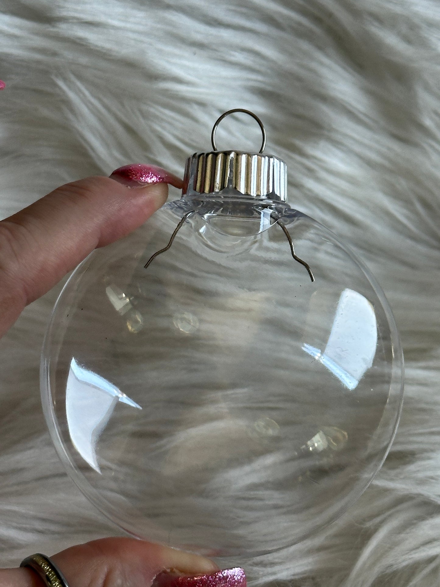 Custom Glitter Christmas Ornament