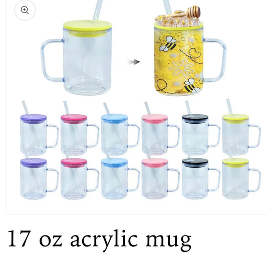 17 oz Snow Globe Coffee Cup