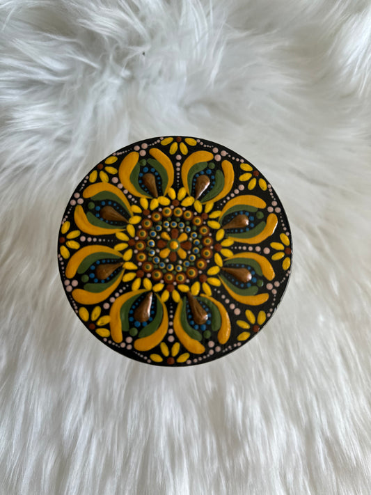 Stash / Display Jar - Highland Cow / Sunflowers