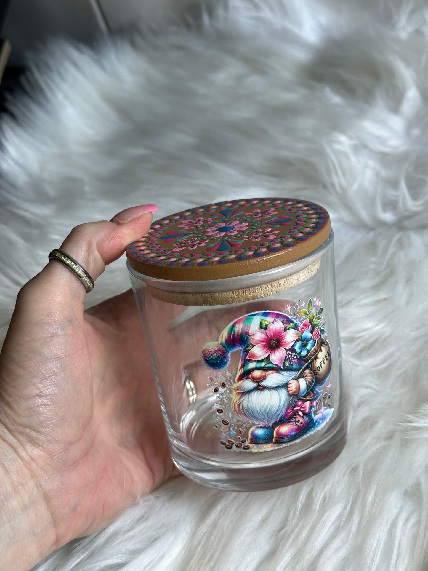 Stash / Display Jar - Coffee Gnome
