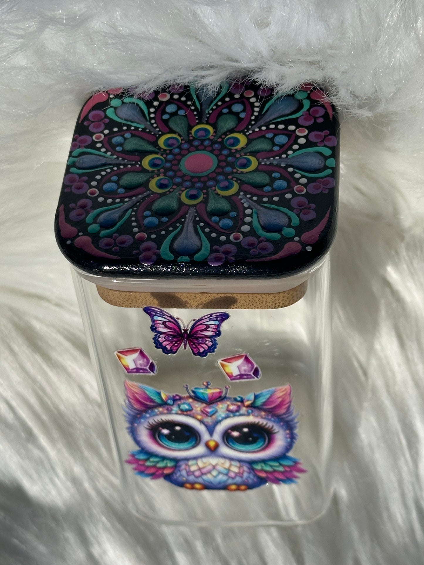 9 oz Stash Jar - Owl