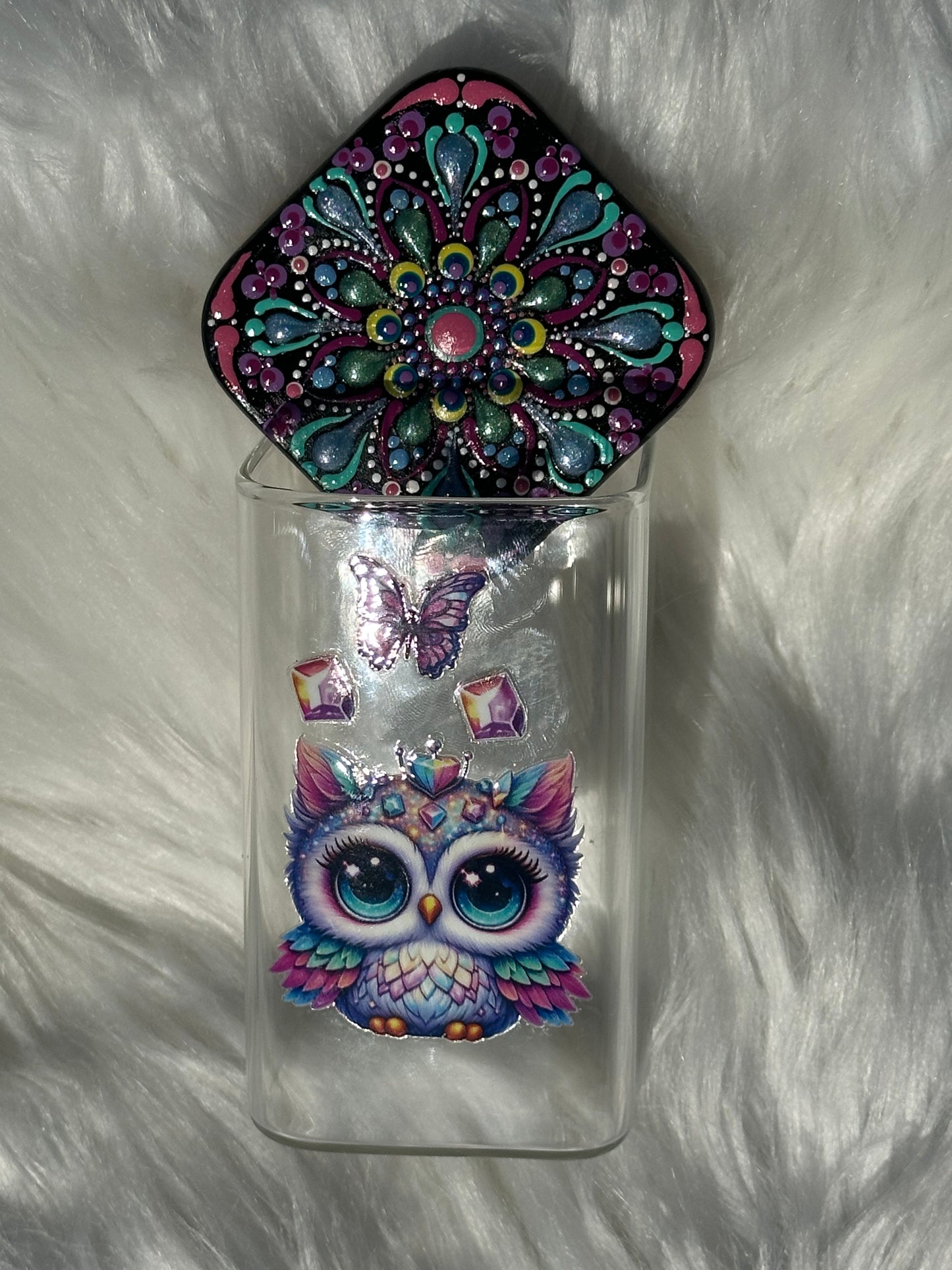 9 oz Stash Jar - Owl
