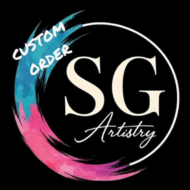 CUSTOM ORDER - 14" Mandala with Insert