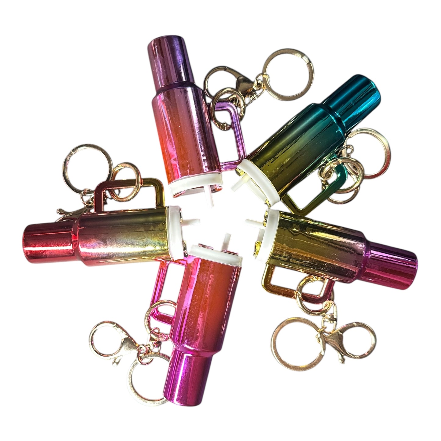 Mini Tumbler Chapstick Holder + Keychain