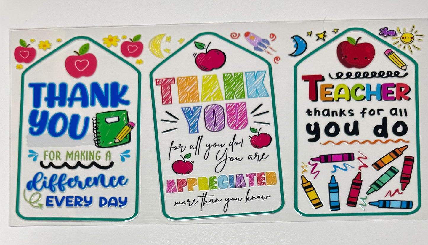 Teacher - Cup Wraps