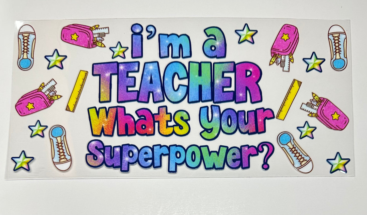 Teacher - Cup Wraps
