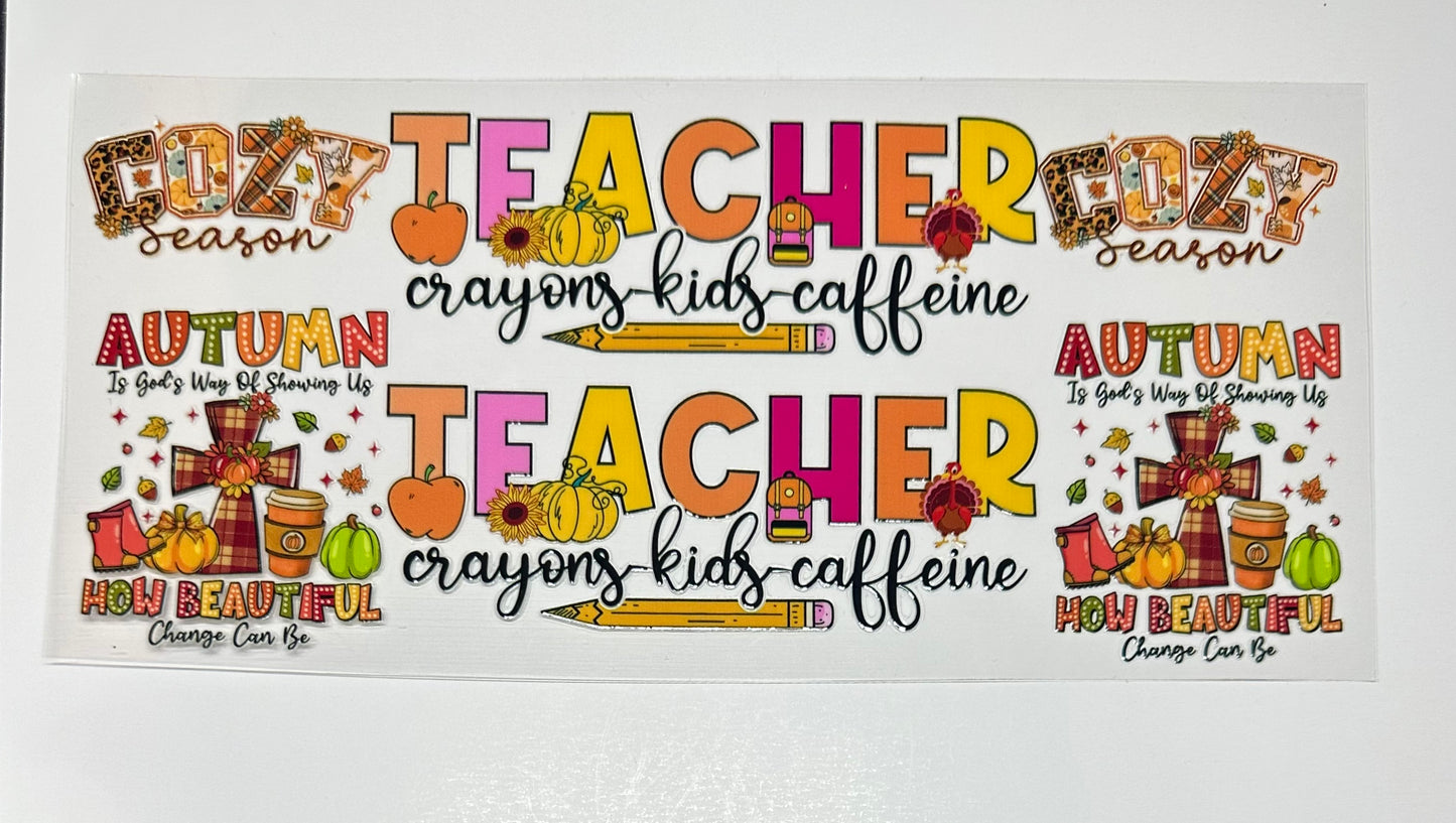 Teacher - Cup Wraps