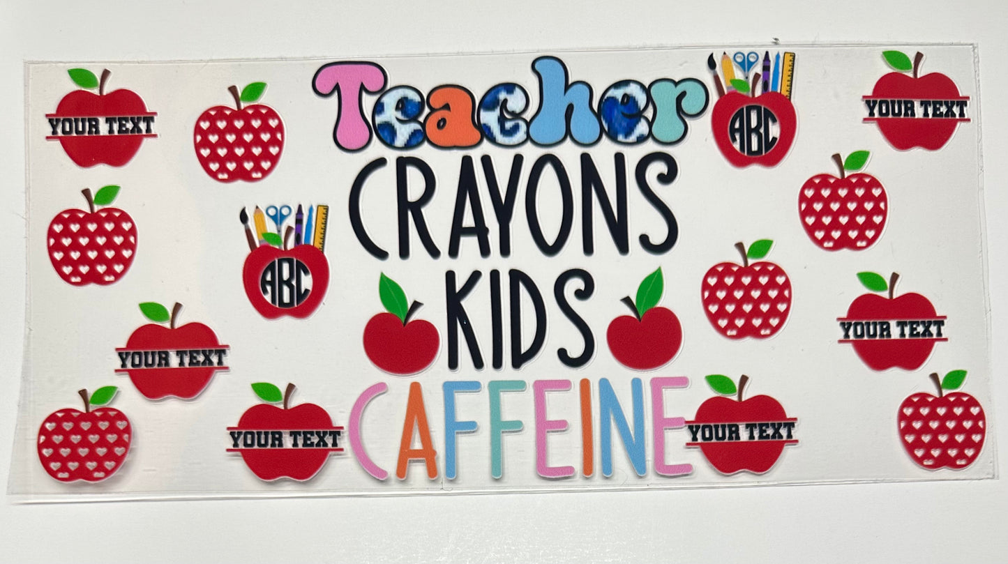 Teacher - Cup Wraps