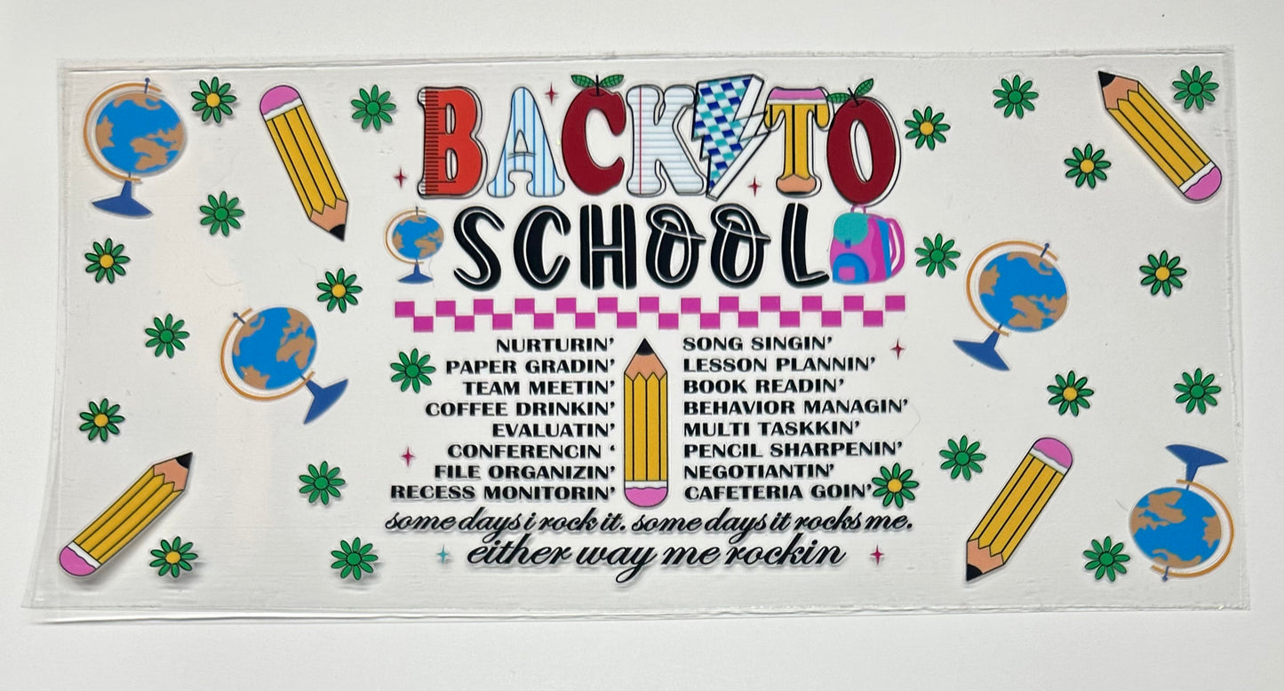 Teacher - Cup Wraps