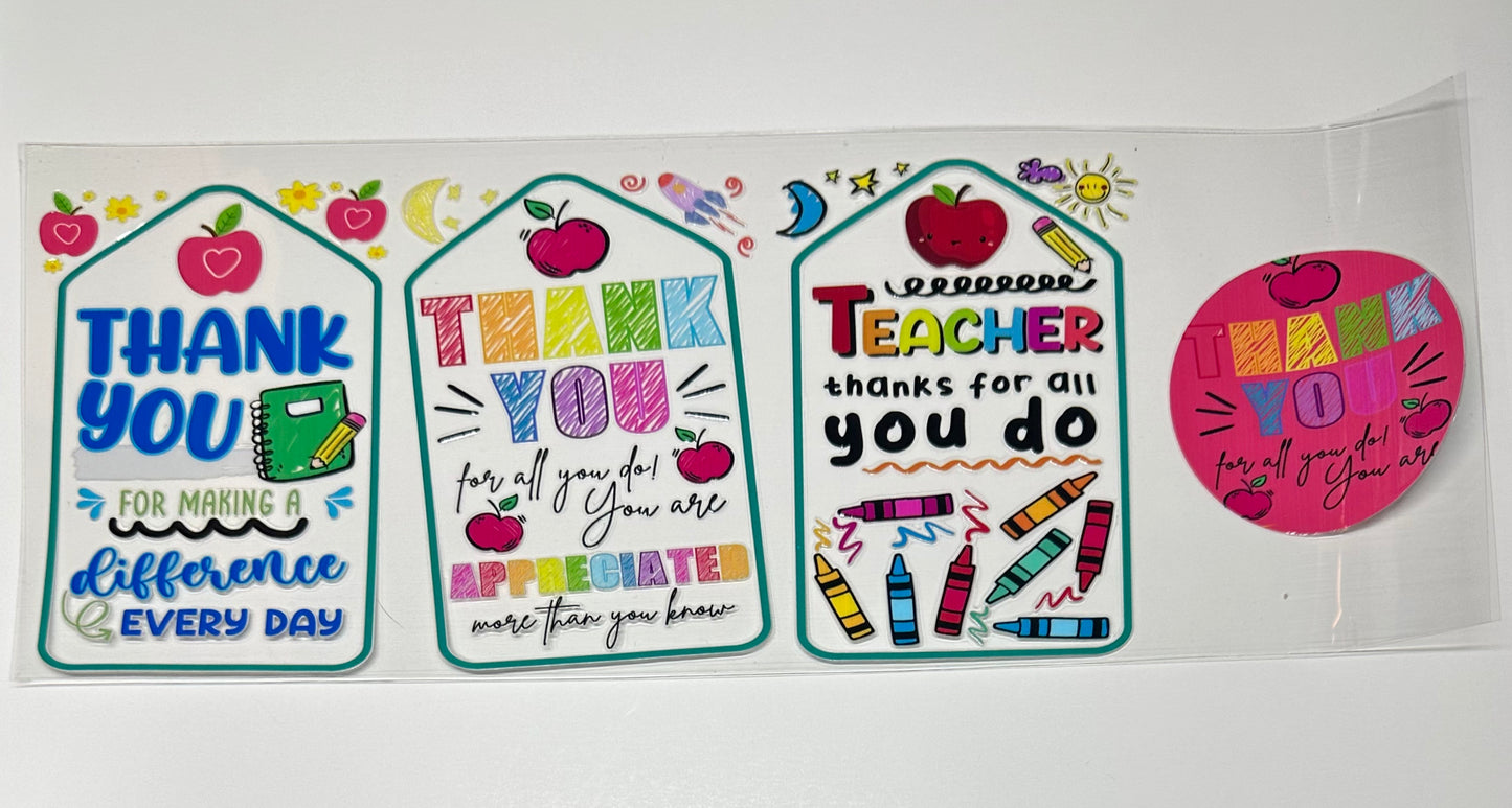 Teacher - Cup Wraps