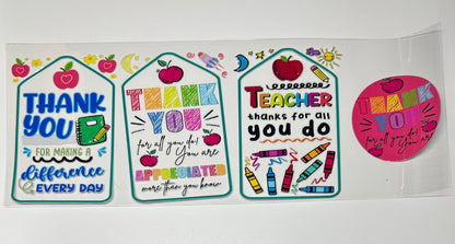 Teacher - Cup Wraps