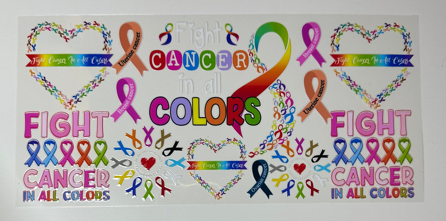 Awareness Ribbons & More - Cup Wraps