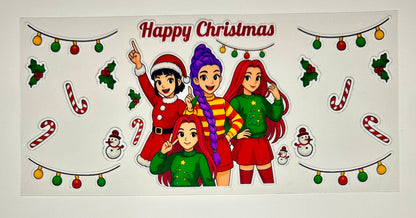 Holiday Christmas - Cup Wraps