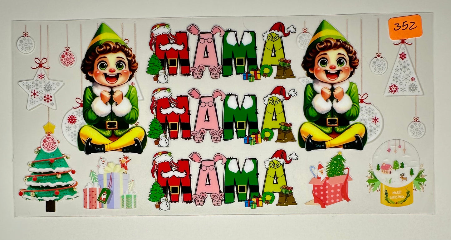 Holiday Christmas - Cup Wraps