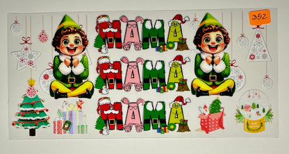 Holiday Christmas - Cup Wraps