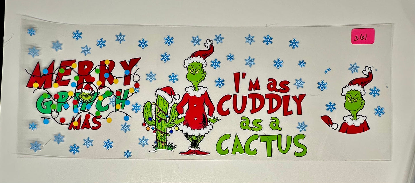 Holiday Christmas - Cup Wraps