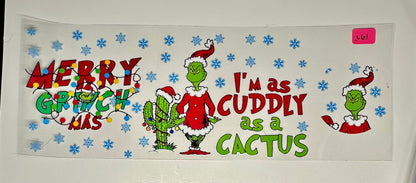 Holiday Christmas - Cup Wraps