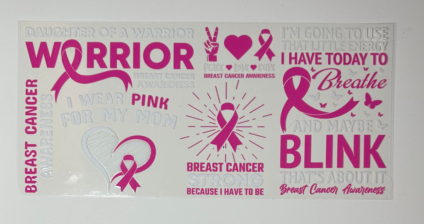 Awareness Ribbons & More - Cup Wraps