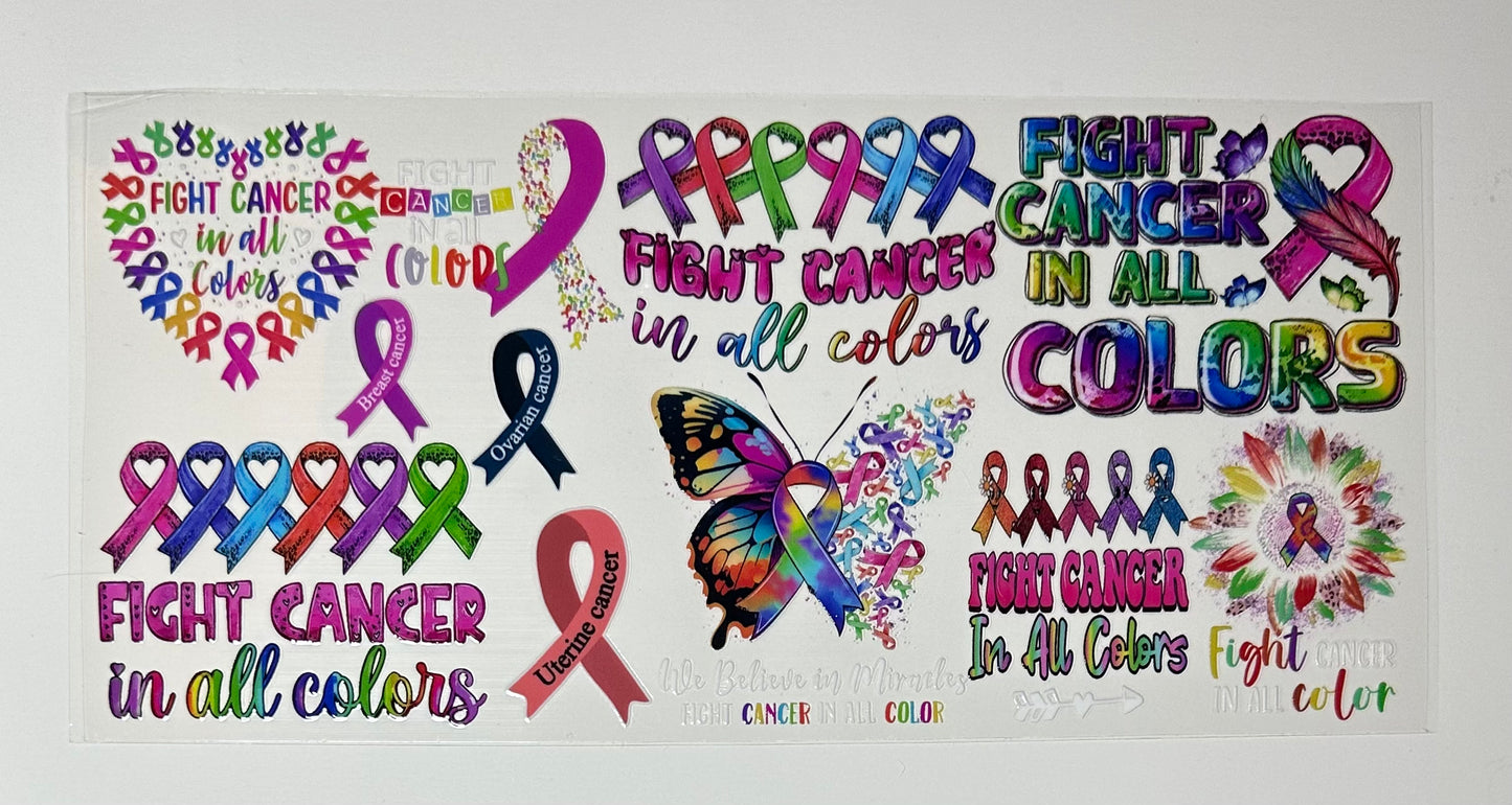 Awareness Ribbons & More - Cup Wraps
