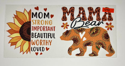 Mom Mama Nana - Cup Wraps