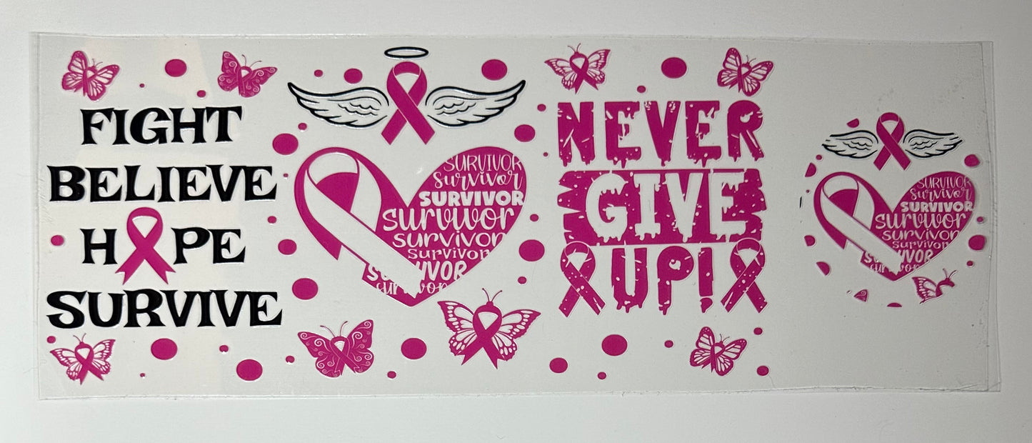 Awareness Ribbons & More - Cup Wraps