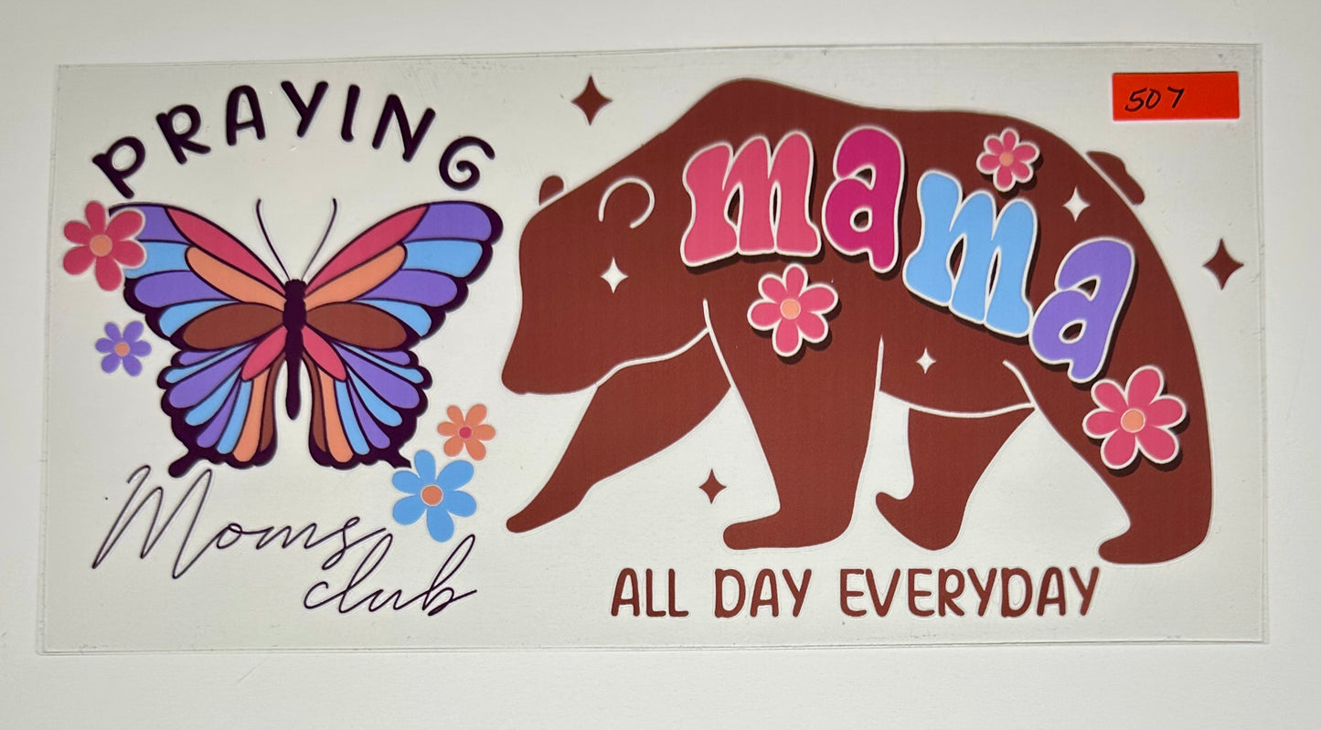 Mom Mama Nana - Cup Wraps