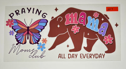 Mom Mama Nana - Cup Wraps