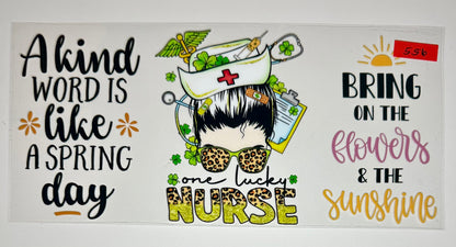 NURSE - Cup Wraps
