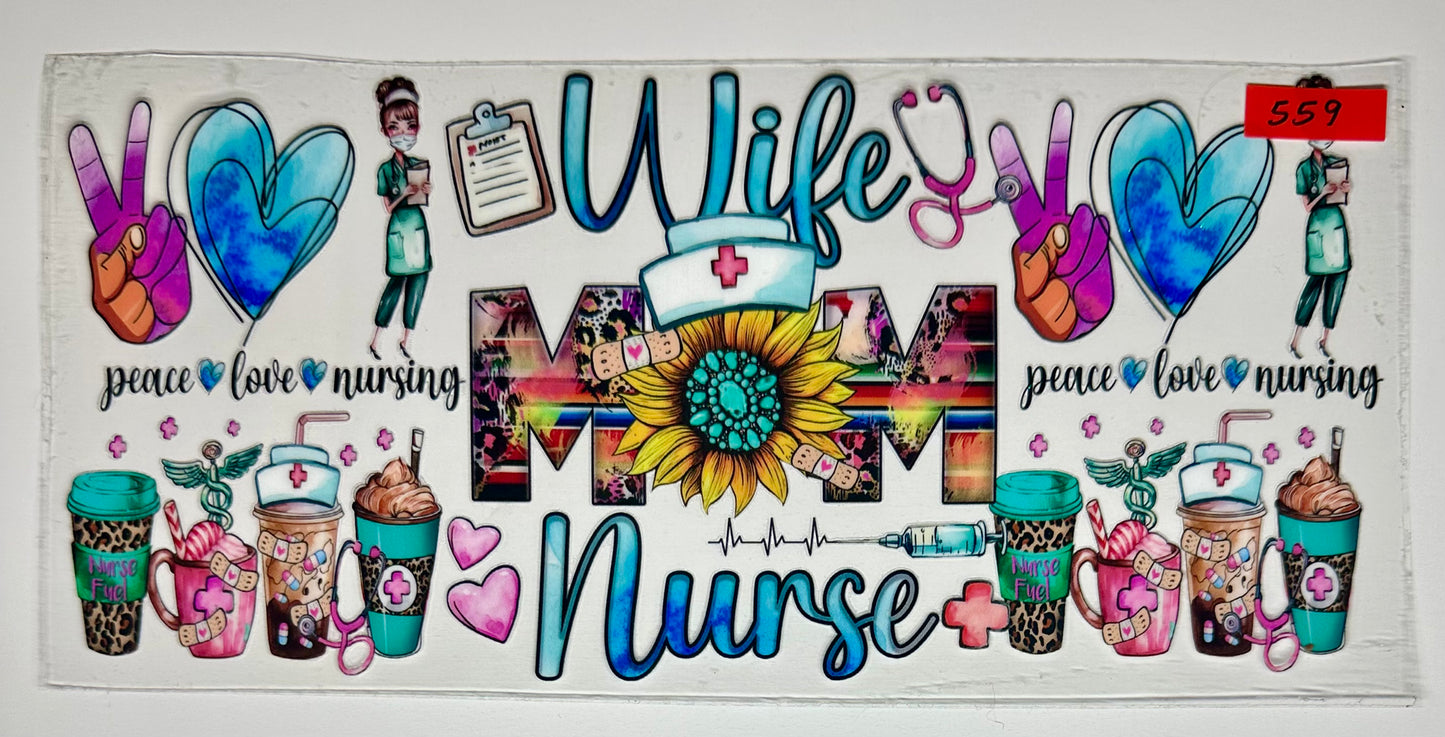 NURSE - Cup Wraps