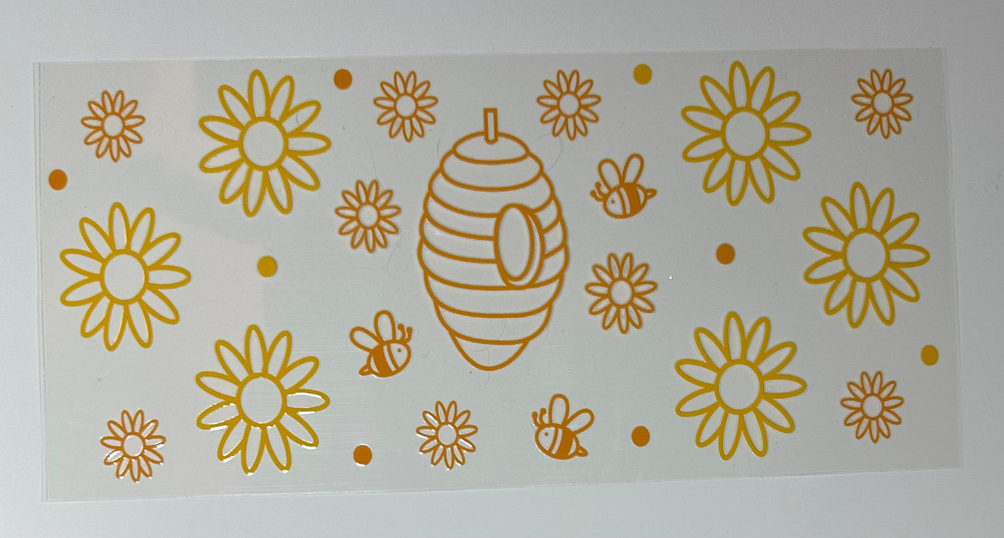 BEES AND HONEY- Cup Wraps