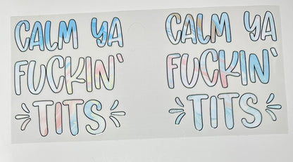 Adult Only - Cup Wraps