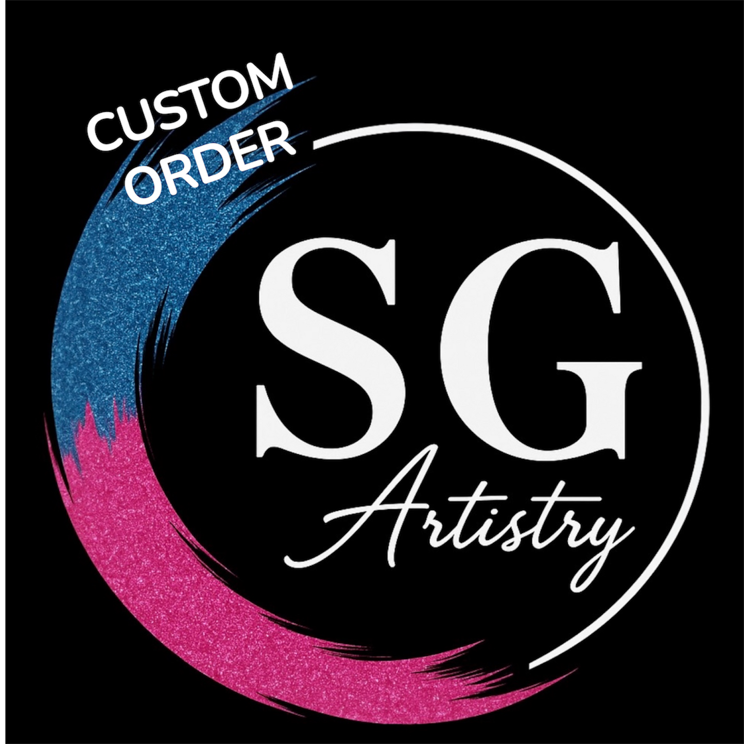 CUSTOM ORDER - 16" Mandala with Insert