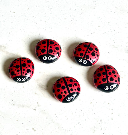 Magnet Lady Bug  - Red