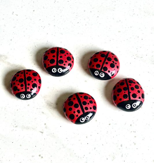 Magnet Lady Bug  - Red