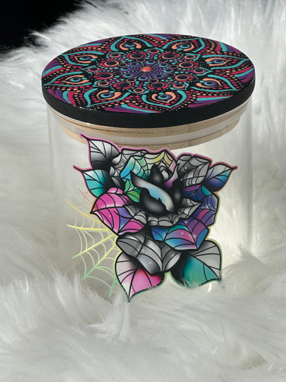 Stash / Display Jar - Rose