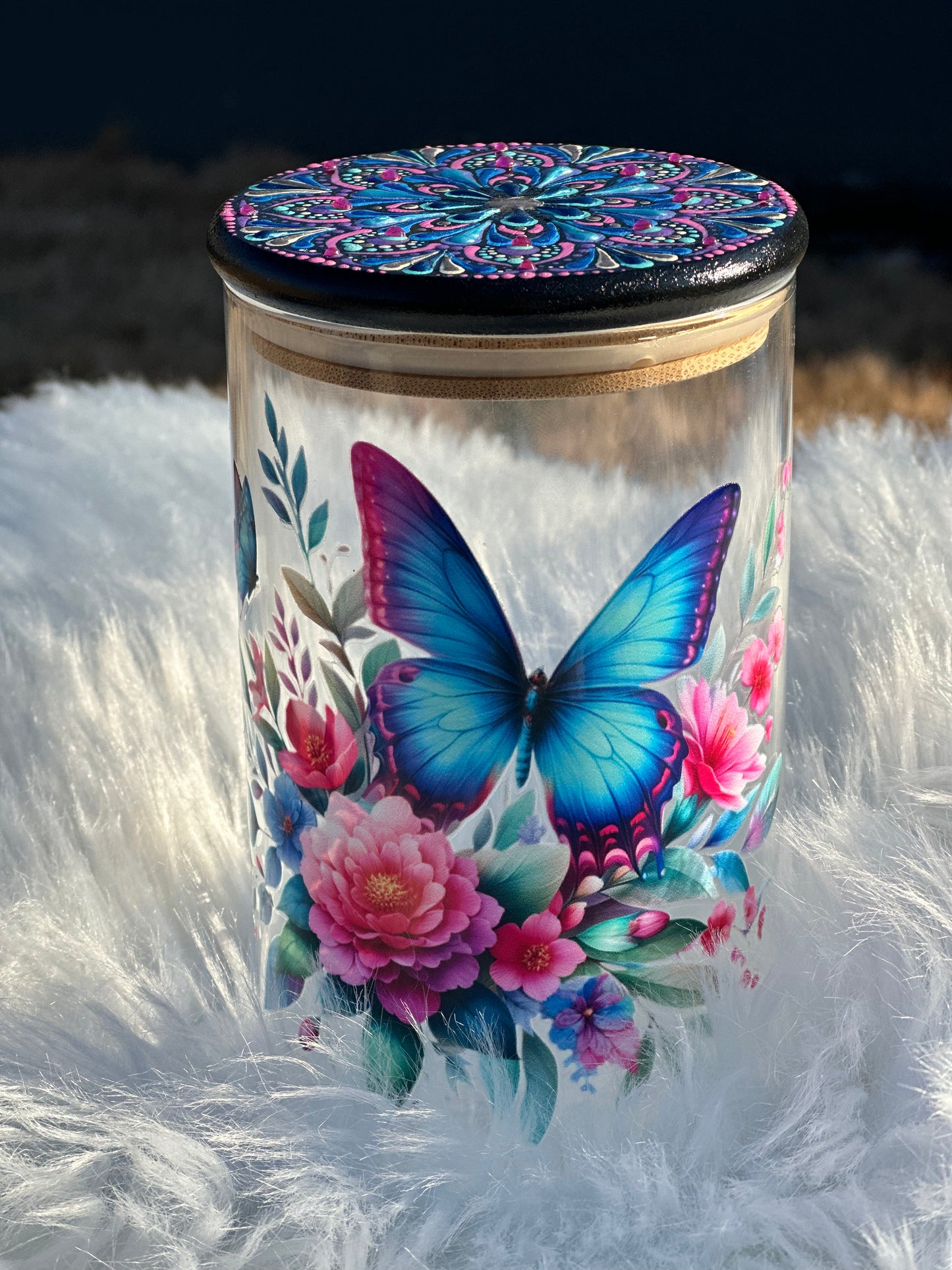 Stash / Display Jar - Butterfly