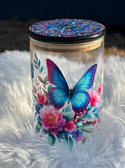 Stash / Display Jar - Butterfly