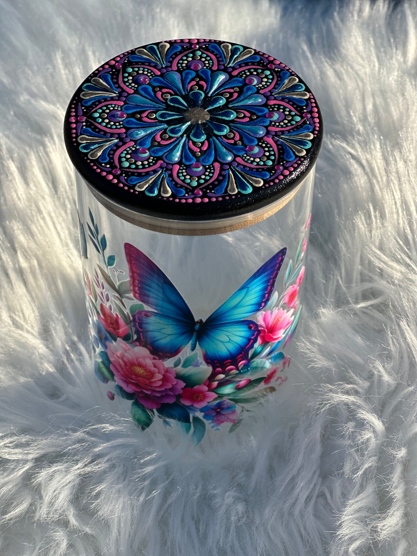 Stash / Display Jar - Butterfly