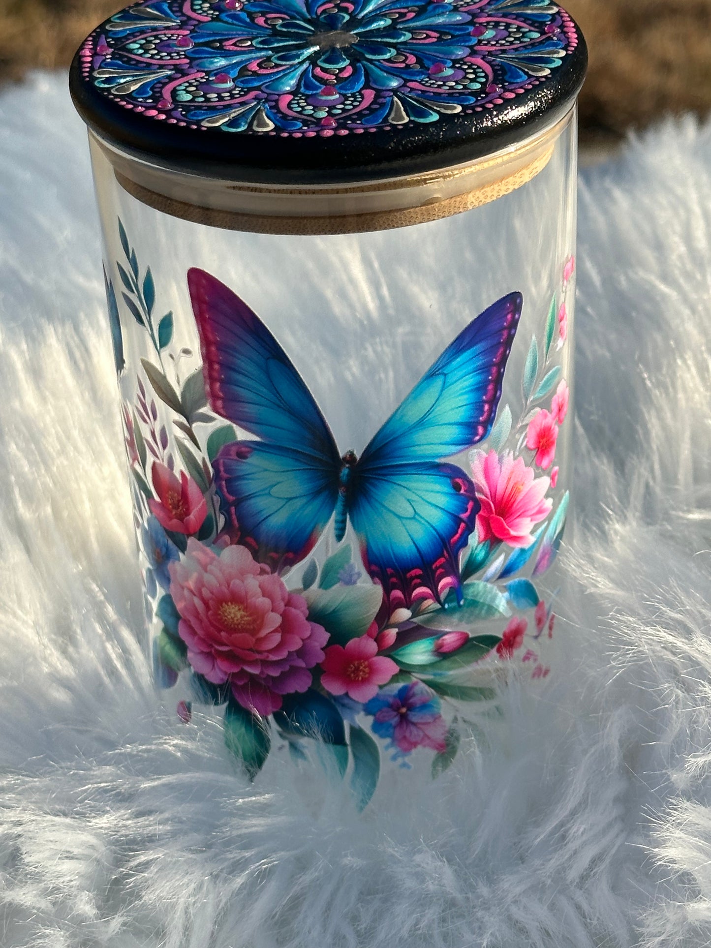 Stash / Display Jar - Butterfly