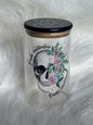 Stash / Display Jar - Skull & Roses