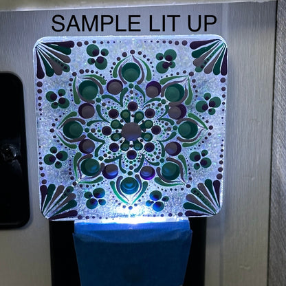 Night Light - Mandala Rainbow Colors