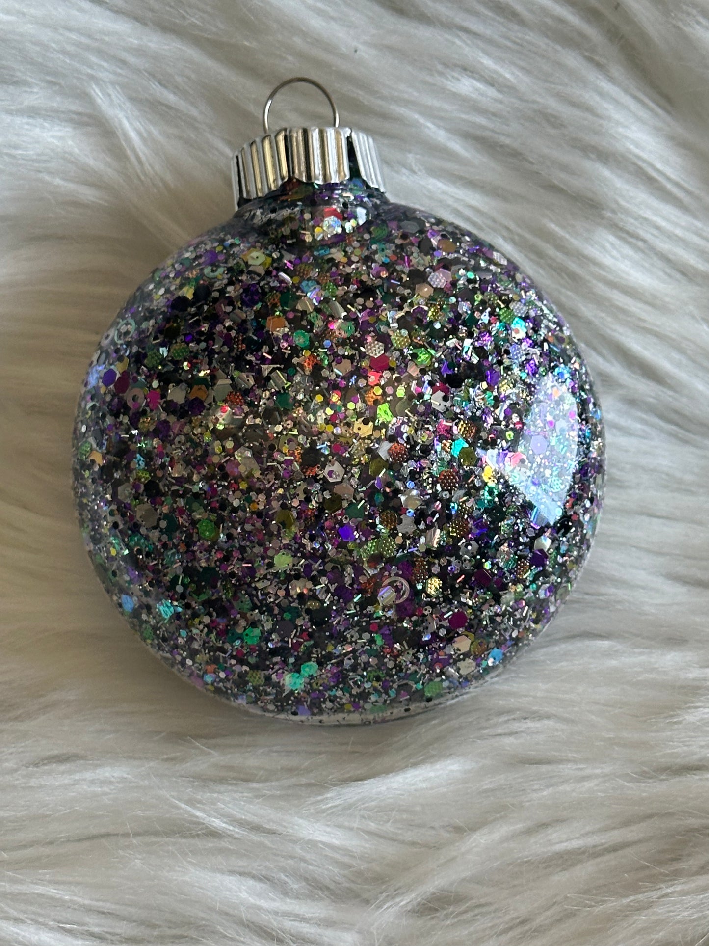 Custom Glitter Christmas Ornament