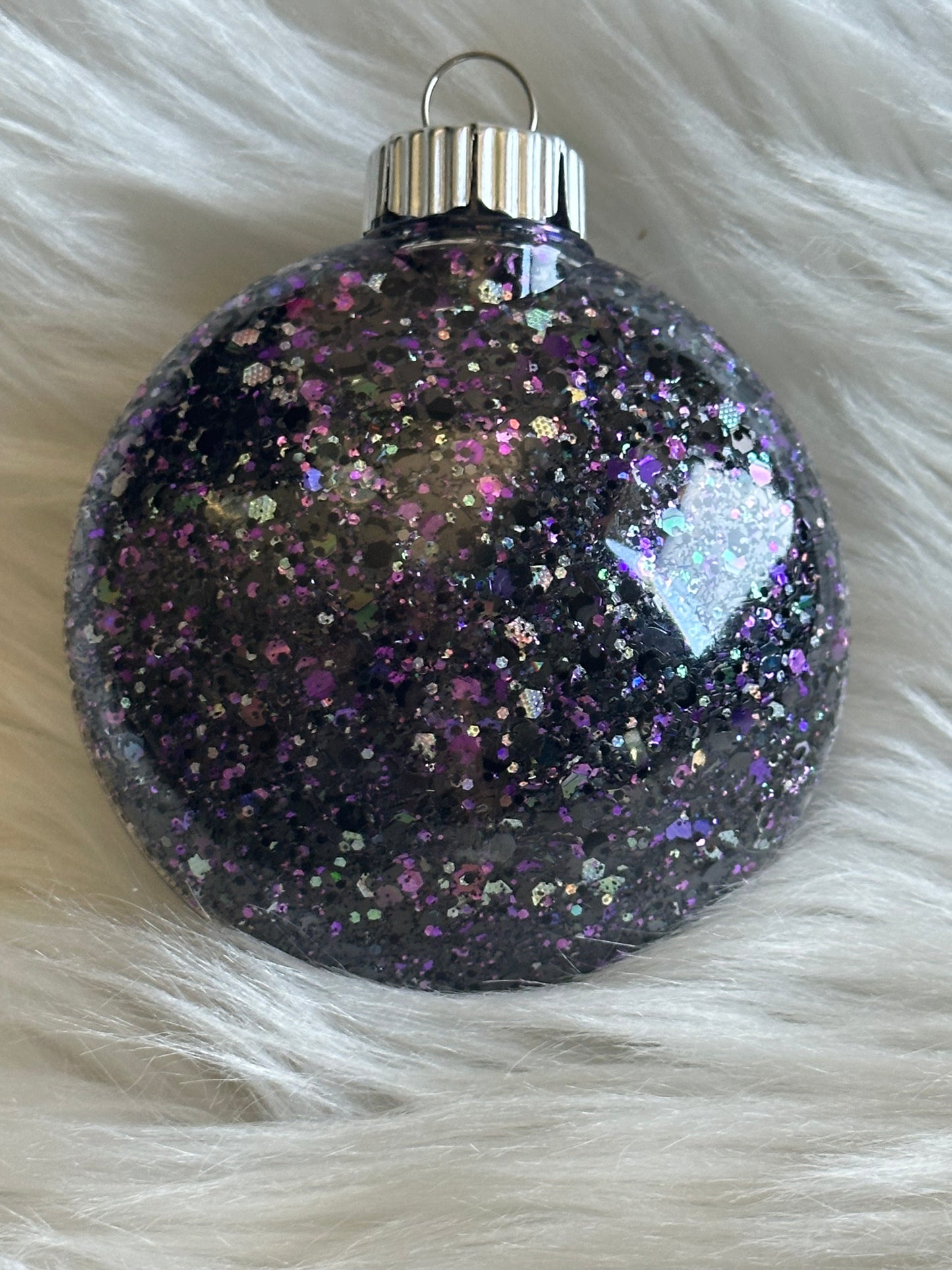 Custom Glitter Christmas Ornament
