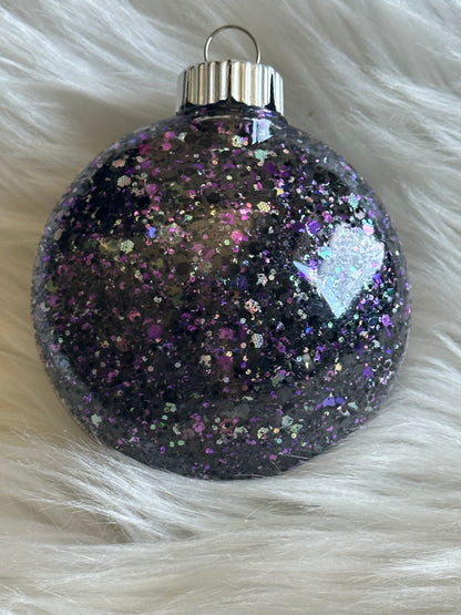 Custom Glitter Christmas Ornament