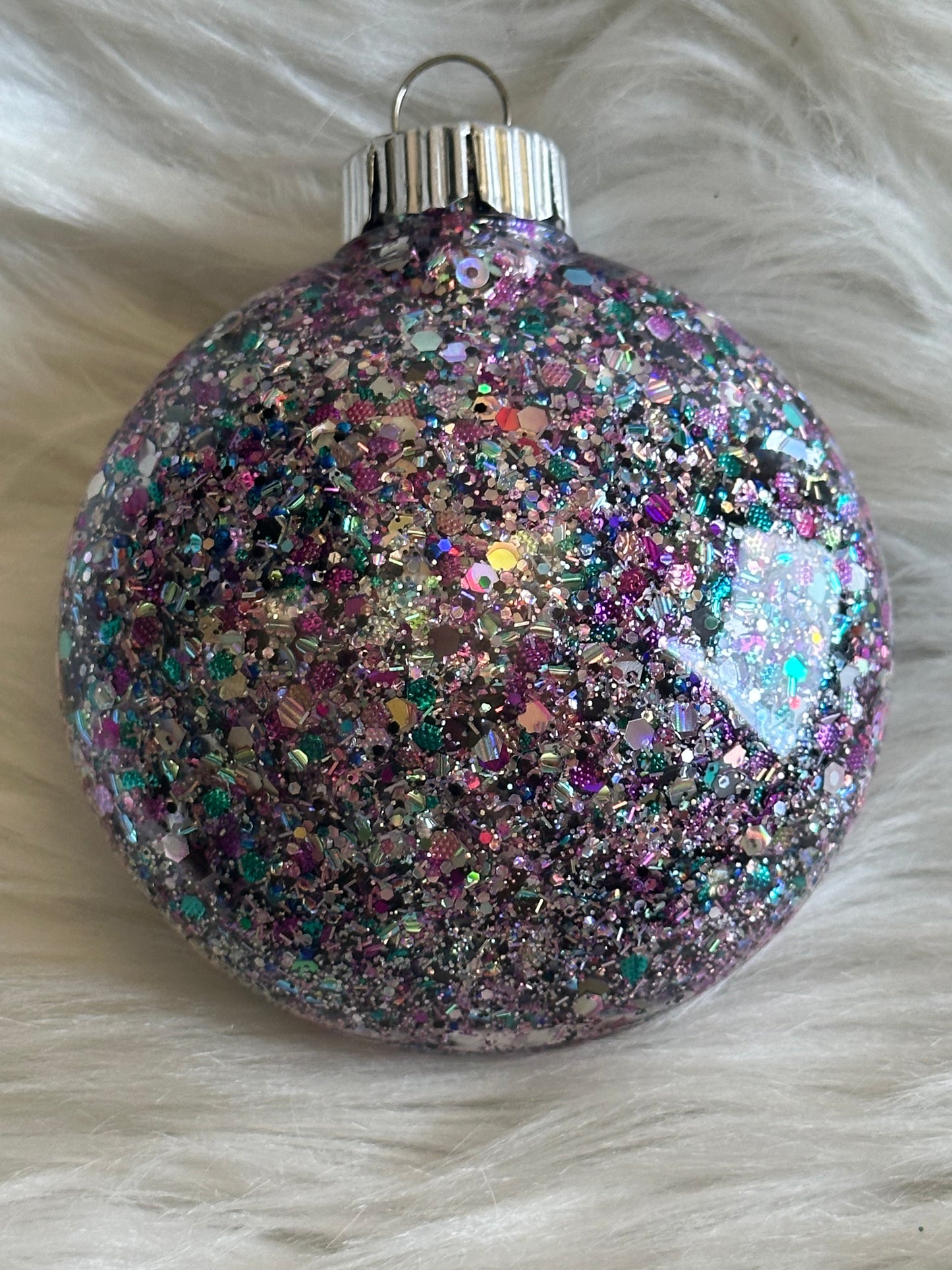 Custom Glitter Christmas Ornament