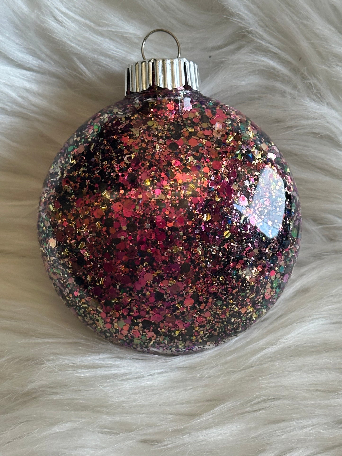 Custom Glitter Christmas Ornament