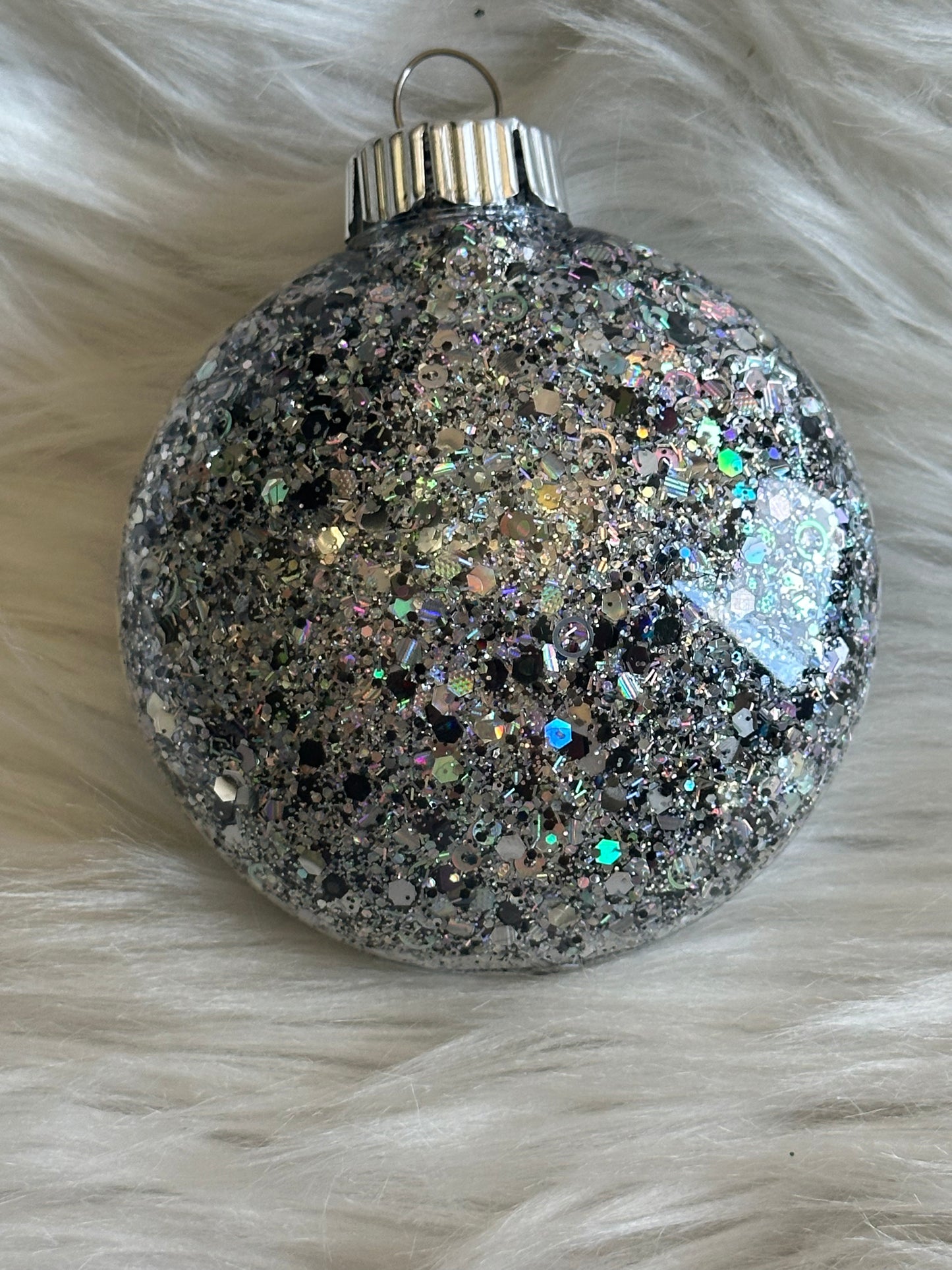 Custom Glitter Christmas Ornament